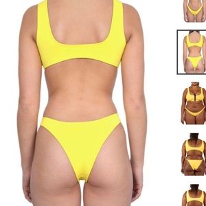Hoaka yellow cheeky bottoms